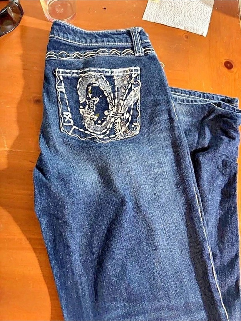 Rock Revival Blue Jeans